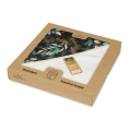 Kąpielowe okrycie BAMBOO DESIGN 100x100 Liście Złoto