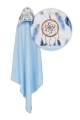Kąpielowe okrycie BAMBOO DESIGN 100x100 Baby Blue Łapacze