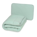  Kołderka Niemowlęca 100x135 + Poduszka 40x60 MUSLIN Mięta