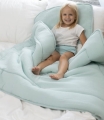  Kołderka Niemowlęca 100x135 + Poduszka 40x60 MUSLIN Mięta