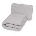 Kołderka Niemowlęca 100x135 + Poduszka 40x60 MUSLIN Popiel