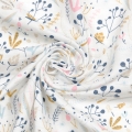 Pielucha MUSLIN 3pak 70x80 BabyBoom Kwiatki