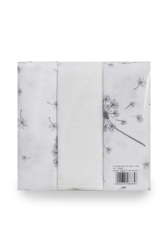 Pielucha MUSLIN 3pak 70x80 BabyBoom Dmuchawce