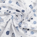 Pielucha MUSLIN 3pak 70x80 BabyBoom Kosmos