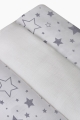  Pielucha MUSLIN 3pak 70x80 BabyBoom Gwiazdki