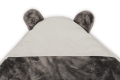 Kocyk KOALA MUSLIN z Kapturkiem 95x95 Czarny