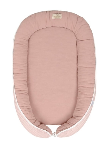 Materacyk Pozycjonujący PRESTIGE MUSLIN 80x55 cm Pudrowo Różowy 01