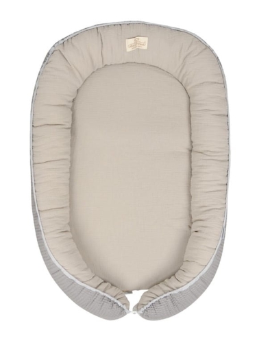 Materacyk Pozycjonujący PRESTIGE MUSLIN 80x55 cm Szaro/Beżowy 03