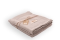  Narzuta Dekoracyjna MUŚLINA 240x210 Beżowa