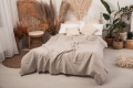  Narzuta Dekoracyjna MUŚLINA 240x210 Beżowa