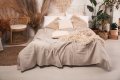  Narzuta Dekoracyjna MUŚLINA 240x210 Beżowa