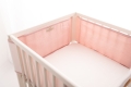 Ochraniacz Do Łóżeczka BUMP AIR MUSLIN 180x30 Pudrowy Róż