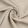 Pościel Lniana LINEN Jednobarwna 160x200 Ecru