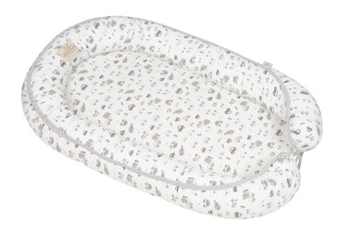 Materacyk Pozycjonujący PRESTIGE MUSLIN DESIGN 80x55 Biały W Autka