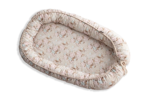 Materacyk Pozycjonujący PRESTIGE MUSLIN DESIGN 80x55 Beżowy W Róże