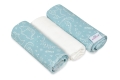 Pielucha MUSLIN DESIGN 3pak 70x80 Niebieska W Dinozaury
