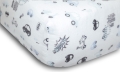 Prześcieradło MUSLIN DESIGN Z Gumą 60x120x10 Białe W Autka