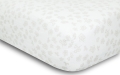 Prześcieradło MUSLIN DESIGN Z Gumą 60x120x10 Białe W Róże