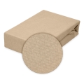 Prześcieradło Jersey Z Gumą 110/120x190/200 CLASSIC Beżowe