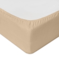 Prześcieradło Jersey Z Gumą 210/220x190/200 CLASSIC Beżowe