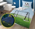 Pościel Świecąca w ciemności 160x200 Boisko Bramka Futbol