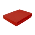 Prześcieradło Jersey z gumką 180x200 Czerwone Prestige Collection 160 g/m2