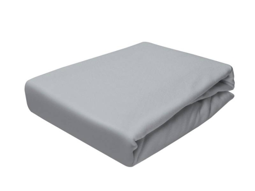 Prześcieradło Jersey z gumką J.Szare 200x220 