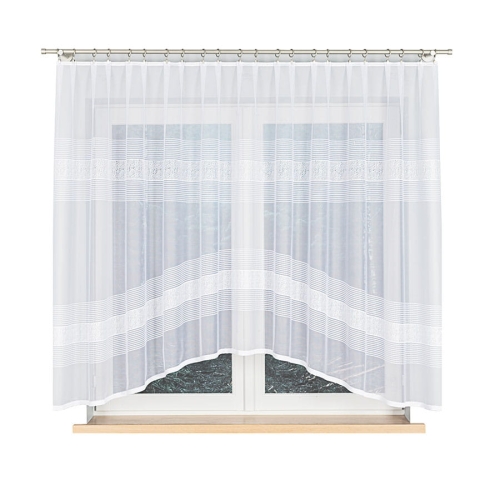 Firanka gotowa żakardowa KLAUDYNA 300x160cm biały