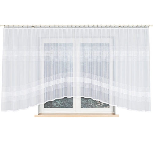 Firanka gotowa żakardowa KLAUDYNA 520x160cm biały 