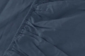 Prześcieradło Satynowe z gumką 180x200  Niebieskie Denim Blue 