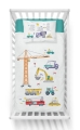 Komplet do łóżeczka 90x120 Kołdra + Pościel Koparka Budowa 