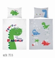 Komplet do łóżeczka 90x120 Kołdra + Pościel Dinuś T-Rex Dziecięcy