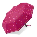 Parasol Benetton składany z pokrowcem Mini  Automatycznie otwierany Kropki Kolorowe na różu Signature Dot virtual pink