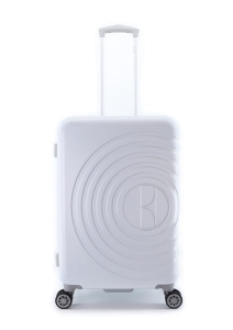 Walizka średnia ELLE Debossed Biała