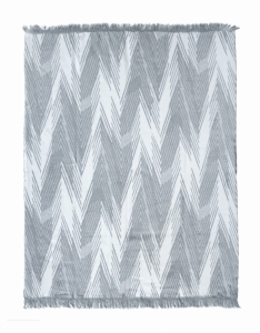 Koc Mozaika Popiel 150x200 Bawełna  Premium 