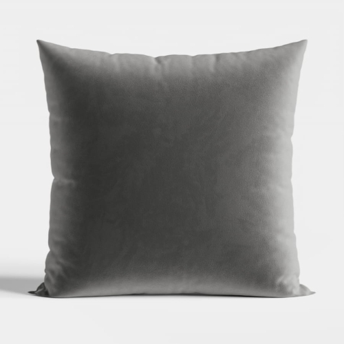 Poszewka 40x40 Dekoracyjna Velvetowa C. Szara