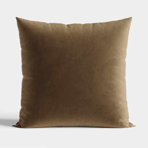 Poszewka 40x40 Dekoracyjna Velvetowa Brązowa