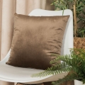 Poszewka 40x40 Dekoracyjna Velvetowa Brązowa