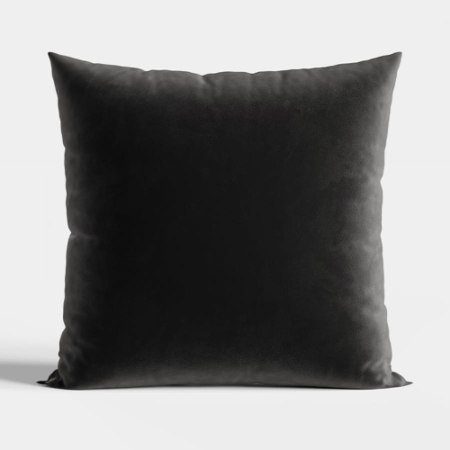 Poszewka 40x40 Dekoracyjna Velvetowa Czarna