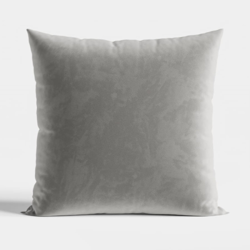 Poszewka 40x40 Dekoracyjna Velvetowa Chłodny Szary