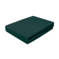 Prześcieradło Jersey z gumką 90x200 Ciemny Zielony  Prestige Collection 160 g/m2