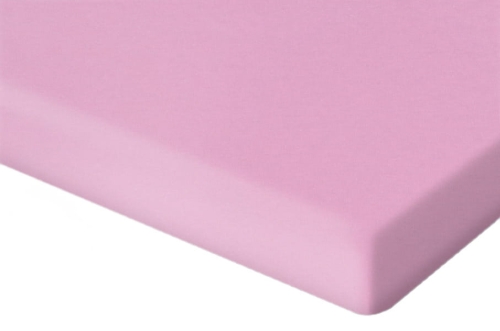 Prześcieradło Jersey z gumką 120x200 Jasny Różowy Prestige Collection 160 g/m2