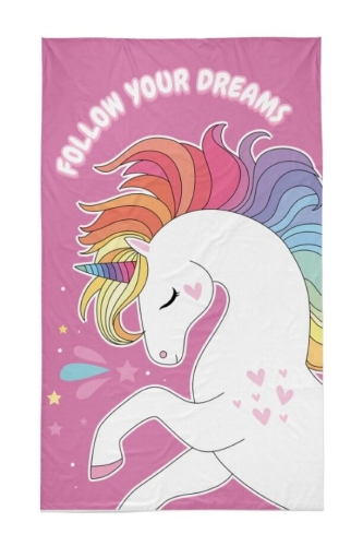 Ręcznik 30x50 do przedszkola Jednorożec 100% Bawełna  