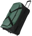 Torba Podróżna na kółkach Travelite BASICS 70cm Czarno Zielona poszerzana 