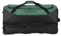 Torba Podróżna na kółkach Travelite BASICS 70cm Czarno Zielona poszerzana 