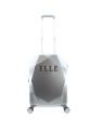 Walizka mała kabinowa ELLE Diamond Srebrna