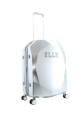 Walizka średnia ELLE Diamond Srebrna