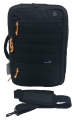 Torba-plecak MOORHEAD 3 komorowa Czarny 