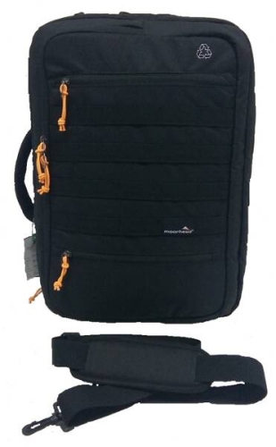 Torba-plecak MOORHEAD 3 komorowa Czarny 