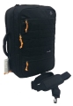 Torba-plecak MOORHEAD 3 komorowa Czarny 